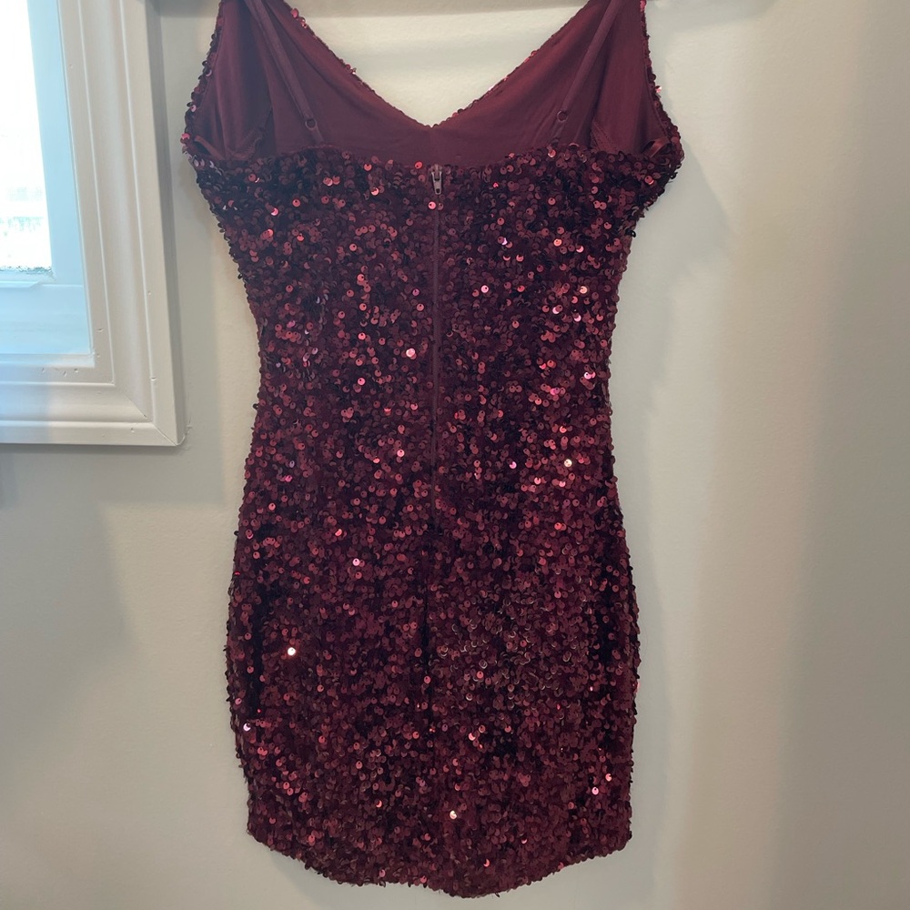 Kathy Iridescent Sequin Mini Dress - Picture 3 of 6